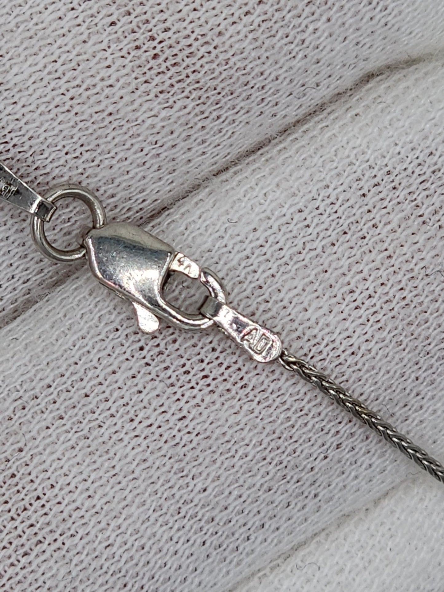 Diamond and Ruby Magnetic Convertible Necklace in 14k White Gold