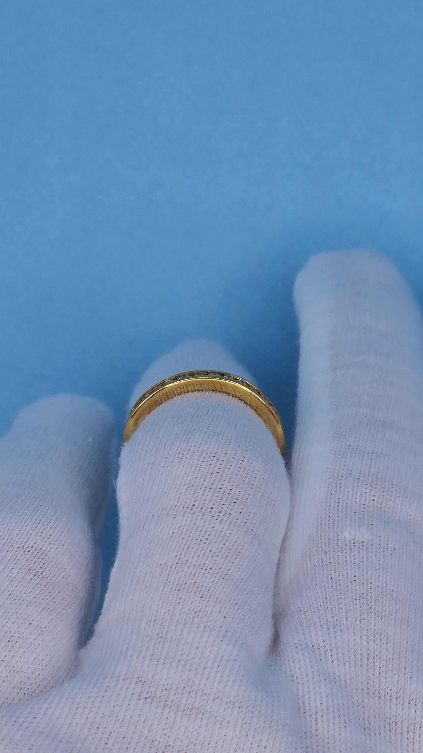 0.30 ct Round Natural Diamond Wedding Ring in 18k Yellow Gold