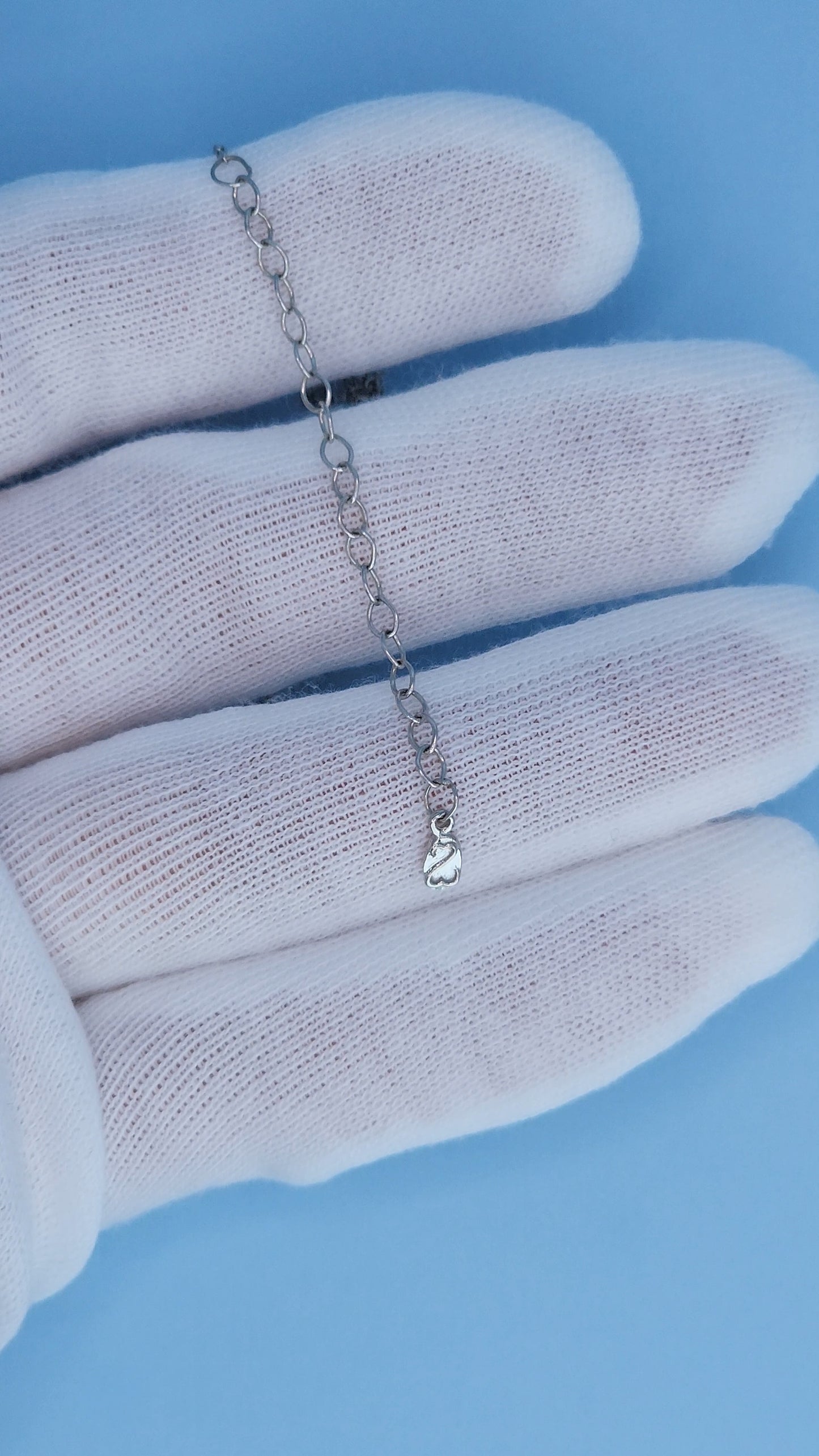 Jane Seymour Open Double Heart Necklace in 14k White Gold | Natural Diamond Pendant 0.50ct t.w., Adjustable Chain 18–20"