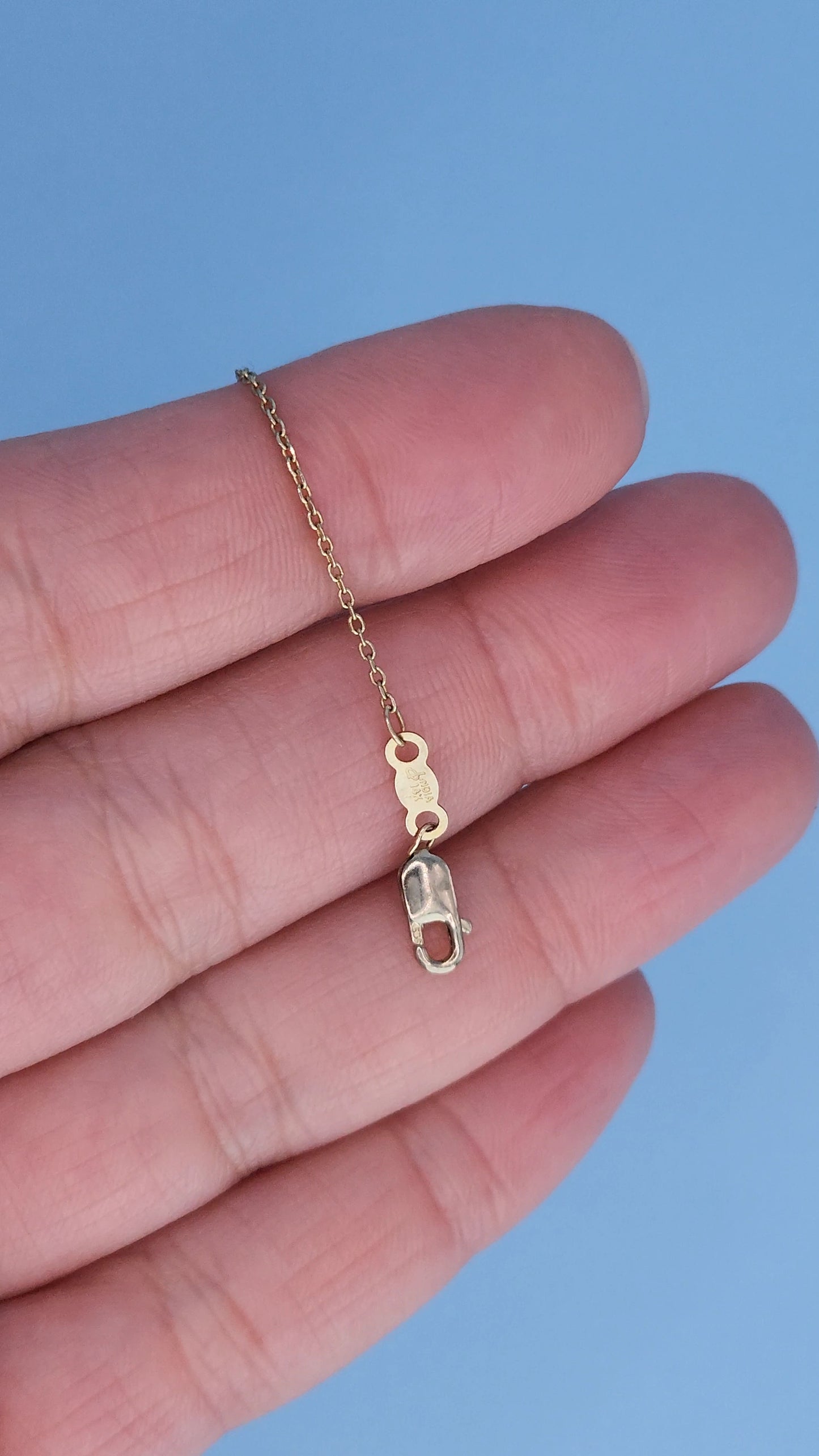 Jane Seymour Petite Double Heart Necklace in 14k Yellow Gold | Natural Diamonds 0.20ct t.w., Adjustable Chain 18–20"